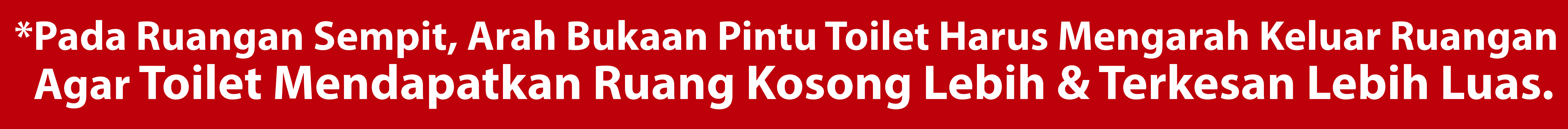 banner tips memilih toilet